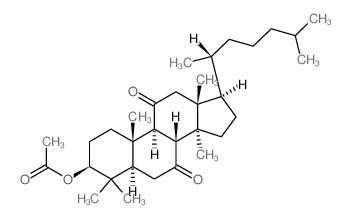 CAS#: 6593-12-0, 3beta-(Acetyloxy)-5alpha-Lanostane-7,11-Dione