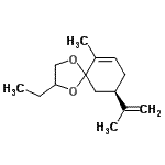 CAS#: 659719-50-3, (9R)-2-Ethyl-9-isopropenyl-6-methyl-1,4-dioxaspiro[4.5]dec-6-ene