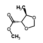 CAS#: 66003-31-4, Methyl (4S,5R)-5-methyl-1,3-dioxolane-4-carboxylate