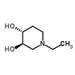 CAS#: 660403-83-8, (3R,4R)-1-Ethyl-3,4-piperidinediol