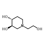 CAS#: 660403-91-8, (3R,4R)-1-(2-Hydroxyethyl)-3,4-piperidinediol