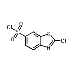 CAS#: 6608-50-0, 2-Chloro-1,3-Benzothiazole-6-Sulfonyl Chloride