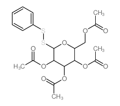 CAS#: 6612-79-9, 1-Deoxy-1-(Phenyldithio)-.beta.-D-Glucopyranose Tetraacetate