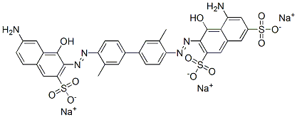 CAS#: 66214-51-5, Trisodium 5-Amino-3-[[4'-[(7-Amino-1-Hydroxy-3-Sulphonato-2-Naphthyl)Azo]-3,3'-Dimethyl[1,1'-Biphenyl]-4-Yl]Azo]-4-Hydroxynaphthalene-2,7-Disulphonate