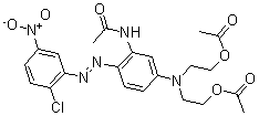 CAS#: 66214-53-7, N-[5-[Bis[2-(Acetyloxy)Ethyl]Amino]-2-[(2-Chloro-5-Nitrophenyl)Azo]Phenyl]-Acetamide