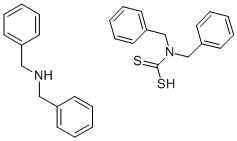CAS 登录号:66216-84-0, 二苄基铵二苄基二硫代氨基甲酸盐
