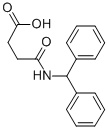 CAS 登录号：6622-07-7， N-二苯甲基-琥珀酰胺酸