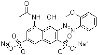 CAS#: 6625-46-3, Disodium 5-Acetamido-4-Hydroxy-3-[(2-Methoxyphenyl)Diazenyl]-2,7-Naphthalenedisulfonate