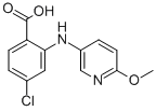 CAS#: 6626-07-9, 4-Chloro-2-[(6-Methoxy-3-Pyridinyl)Amino] Benzoic Acid