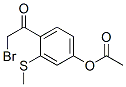 CAS#: 66264-75-3, 4-(2-Bromoacetyl)-3-(Methylthio)Phenyl Acetate