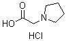 CAS#: 6628-74-6, 1-Pyrrolidineaceticacid Hydrochloride (1:1)