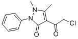 CAS 登录号：6630-73-5， 4-(2-氯-乙酰基)-1,5-二甲基-2-苯基-1,2-二氢-吡唑-3-酮