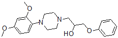 CAS#: 66307-57-1, alpha-(Phenoxymethyl)-4-(2,4-Dimethoxyphenyl)-1-Piperazineethanol