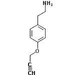 CAS 登录号：663597-27-1， 2-[4-(2-丙炔-1-基氧基)苯基]乙胺