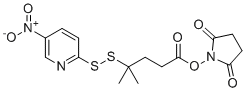 CAS#: 663598-98-9, 2,5-dioxopyrrolidin-1-yl 4-methyl-4-((5-nitropyridin-2-yl)disulfanyl)pentanoate