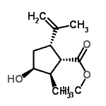 CAS#: 663606-09-5, Methyl (1S,2R,3S,5S)-3-hydroxy-5-isopropenyl-2-methylcyclopentanecarboxylate
