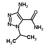CAS#: 663885-43-6, 4-Amino-1-isopropyl-1H-1,2,3-triazole-5-carboxamide