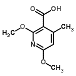 CAS#: 663931-08-6, 2,6-Dimethoxy-4-methylnicotinic acid