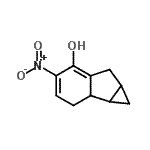 CAS#: 663952-52-1, 4-Nitro-1,1a,1b,2,6,6a-hexahydrocyclopropa[a]inden-5-ol