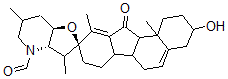 CAS 登录号：66409-98-1， N-甲酰基介藜芦碱