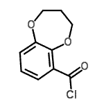 CAS#: 66410-68-2, 3,4-Dihydro-2H-1,5-benzodioxepine-6-carbonyl chloride