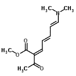 CAS#: 66426-28-6, Methyl (2Z,4E,6E)-2-acetyl-7-(dimethylamino)-2,4,6-heptatrienoate