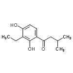 CAS 登录号：664376-82-3， 1-(3-乙基-2,4-二羟基苯基)-3-甲基-1-丁酮