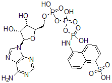 CAS#: 66492-86-2, Adenosine triphosphate-1-aminonaphthalene-5-sulfonic acid