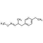 CAS#: 664986-47-4, (1E)-3-(4-Ethylphenyl)-N-methoxy-2-methyl-1-propanimine