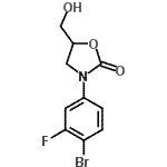 CAS 登录号：665003-40-7， 3-(4-溴-3-氟苯基)-5-(羟基甲基)-1,3-恶唑烷-2-酮