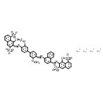CAS 登录号：6656-08-2， 四钠8-羟基-7-{[4-({4'-[(1-羟基-3,8-二磺酸-2-萘基)偶氮]-3,3'-二甲氧基-4-联苯基}偶氮)-1-萘基]偶氮}-1,6-萘二磺酸酯