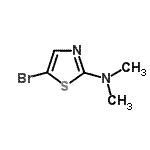 CAS#: 66571-60-6, 5-Bromo-N,N-dimethyl-1,3-thiazol-2-amine