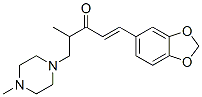 CAS#: 66596-45-0, 1-(1,3-Benzodioxol-5-Yl)-4-Methyl-5-(4-Methyl-1-Piperazinyl)-1-Penten-3-One