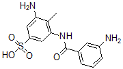 CAS#: 6661-55-8, 3-Amino-4-Methyl-5-(3-Aminobenzamido)Benzene Sulfonic Acid