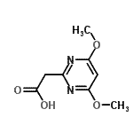 CAS#: 66621-86-1, (4,6-Dimethoxy-2-pyrimidinyl)acetic acid