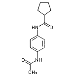 CAS#: 666213-20-3, N-(4-Acetamidophenyl)cyclopentanecarboxamide