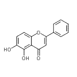 CAS 登录号：6665-66-3， 5,6-二羟基-2-苯基-4H-苯并吡喃-4-酮