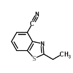 CAS#: 666702-48-3, 2-ethyl-1,3-benzothiazole-4-carbonitrile