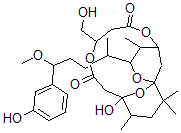 CAS#: 66671-95-2, 17-Debromo-29-De(1-Hydroxyethyl)-29-(Hydroxymethyl)Aplysiatoxin