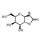 CAS#: 666712-18-1, (3aR,5R,6R,7S,7aR)-6,7-Dihydroxy-5-(hydroxymethyl)hexahydro-2H-pyrano[2,3-d][1,3]oxazole-2-thione