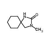 CAS 登录号：666861-02-5， 3-甲基-1,3-二氮杂螺[4.5]癸烷-2-酮