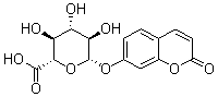 CAS#: 66695-14-5, (2S,3S,4S,5R,6S)-3,4,5-Trihydroxy-6-(2-oxochromen-7-yl)oxy-oxane-2-carboxylic acid