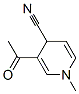 CAS#: 66720-18-1, 3-Acetyl-1,4-Dihydro-1-Methyl-4-Pyridinecarbonitrile 