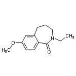 CAS#: 667399-05-5, 2-Ethyl-7-methoxy-2,3,4,5-tetrahydro-1H-2-benzazepin-1-one