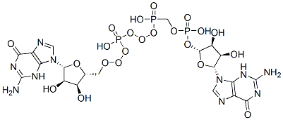 CAS#: 6674-45-9, [[[(2R,3S,4R,5R)-5-(2-Amino-6-Oxo-3H-Purin-9-Yl)-3,4-Dihydroxyoxolan-2-Yl]Methoxy-Hydroxyphosphoryl]Oxy-Hydroxyphosphoryl] [(2R,3S,4R,5R)-5-(2-Amino-6-Oxo-3H-Purin-9-Yl)-3,4-Dihydroxyoxolan-2-Yl]Methyl Hydrogen Phosphate