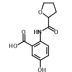 CAS#: 667409-89-4, 5-Hydroxy-2-[(tetrahydro-2-furanylcarbonyl)amino]benzoic acid