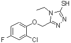 CAS#: 667414-15-5, 5-[(2-Chloro-4-fluorophenoxy)methyl]-4-ethyl-4H-1,2,4-triazole-3-thiol
