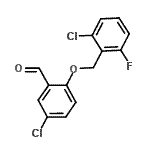 CAS#: 667436-65-9, 5-Chloro-2-[(2-chloro-6-fluorobenzyl)oxy]benzaldehyde