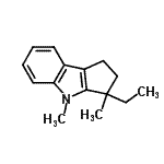 CAS#: 667466-10-6, 3-Ethyl-3,4-dimethyl-1,2,3,4-tetrahydrocyclopenta[b]indole