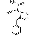 CAS#: 66751-29-9, (2E)-2-(1-Benzyl-2-pyrrolidinylidene)-2-cyanoacetamide